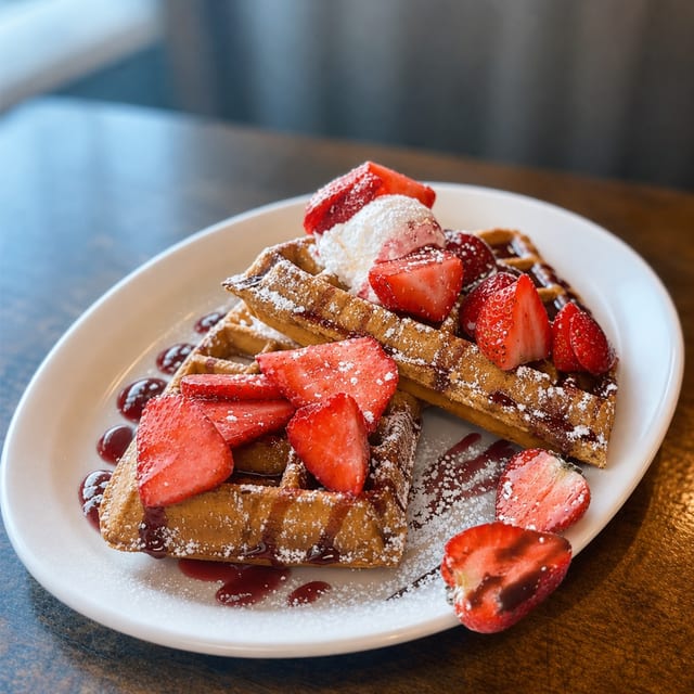“The” Strawberry Waffle.