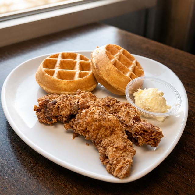 Jr Chicken & Waffle.