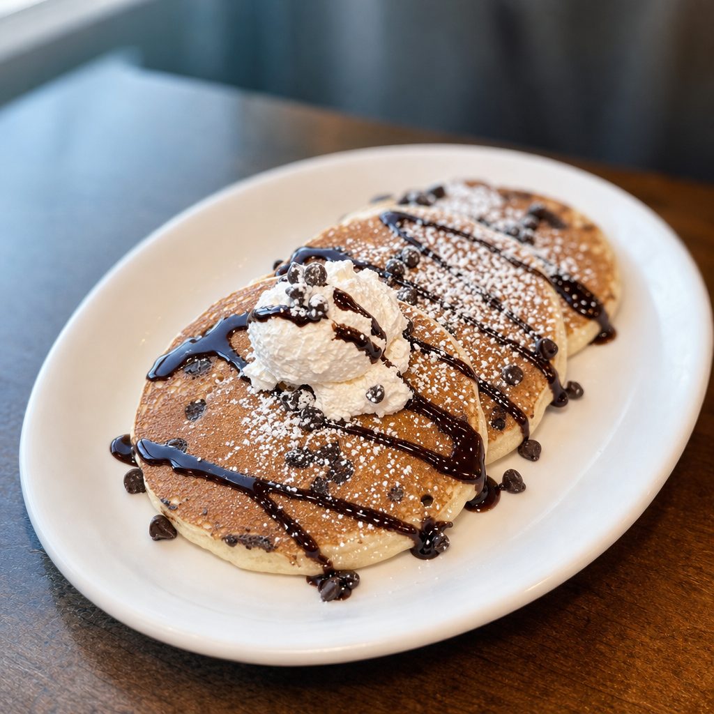 Chocolate Chip Pancakes.