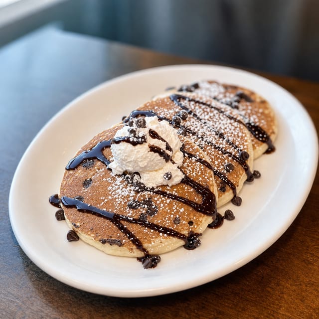Chocolate Chip Pancakes.