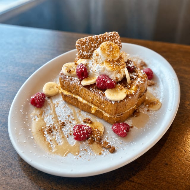 TRU Signature Stuffed French Toast.