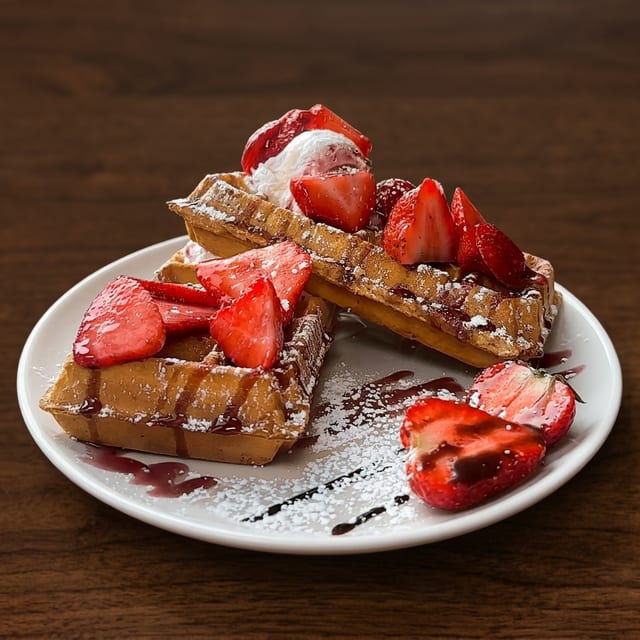“The” Strawberry Waffle.