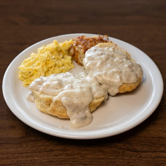 Biscuit and Gravy.