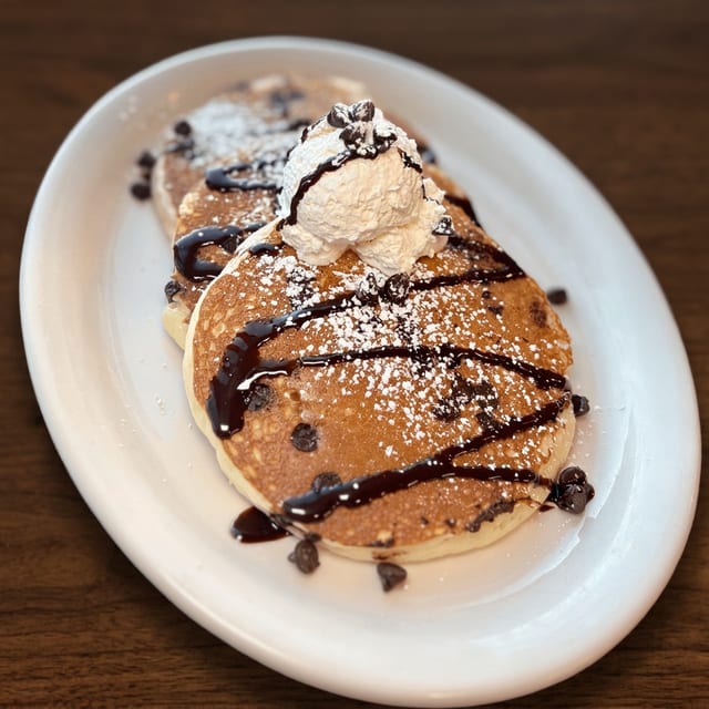Chocolate Chip Pancakes.