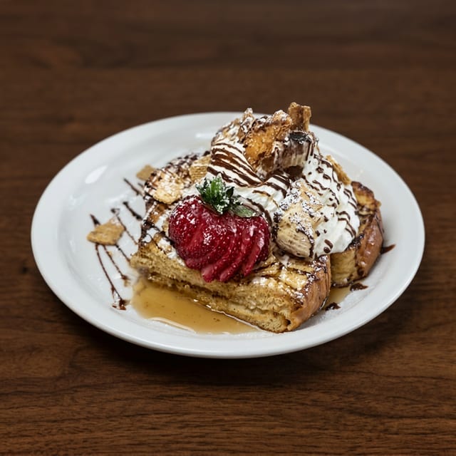 S'mores Stuffed French Toast.