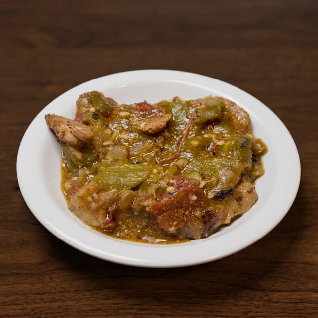 Pork Blade Green Chili Sauce.