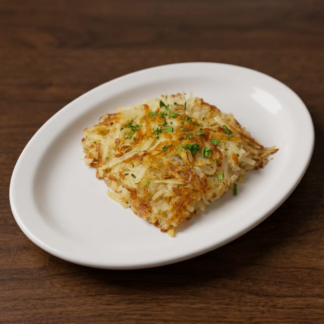 Golden Hash Browns.